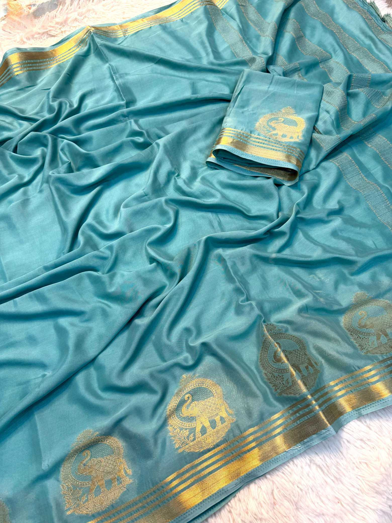 YNF Wholesale Viscose Georgette Sarees KESH676 Aachala | Surat Manufacturer