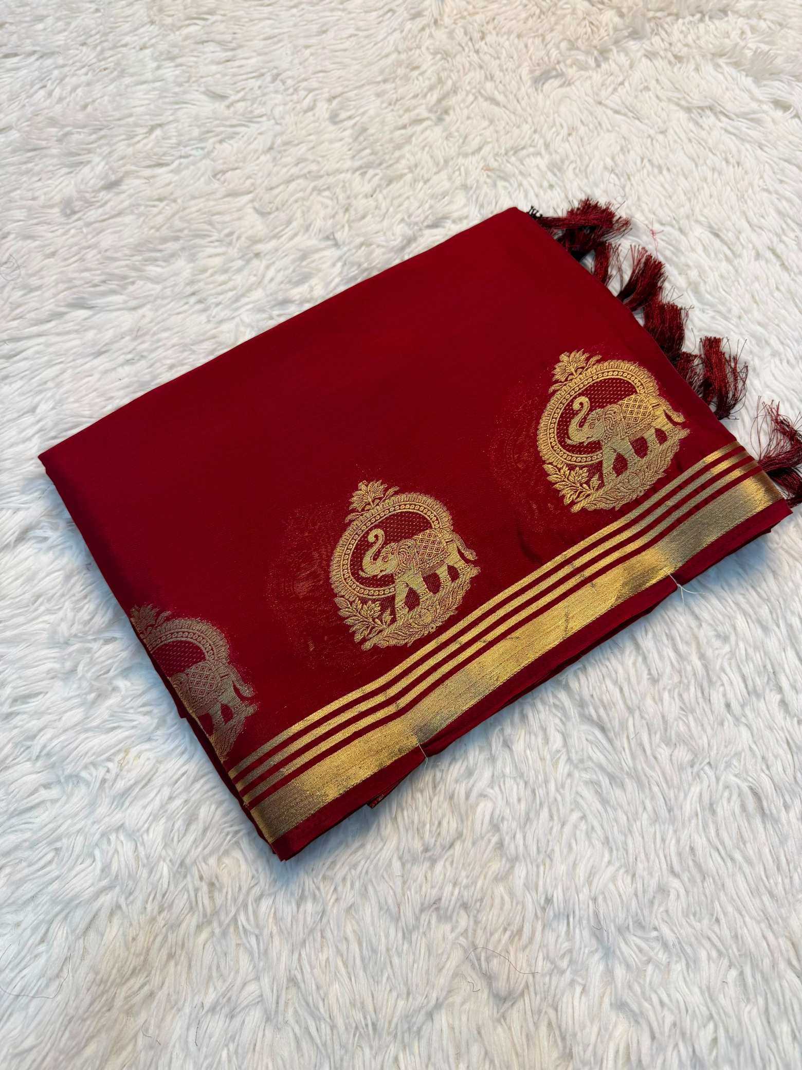 YNF Wholesale Viscose Georgette Sarees KESH676 Aaghnya | Surat Manufacturer
