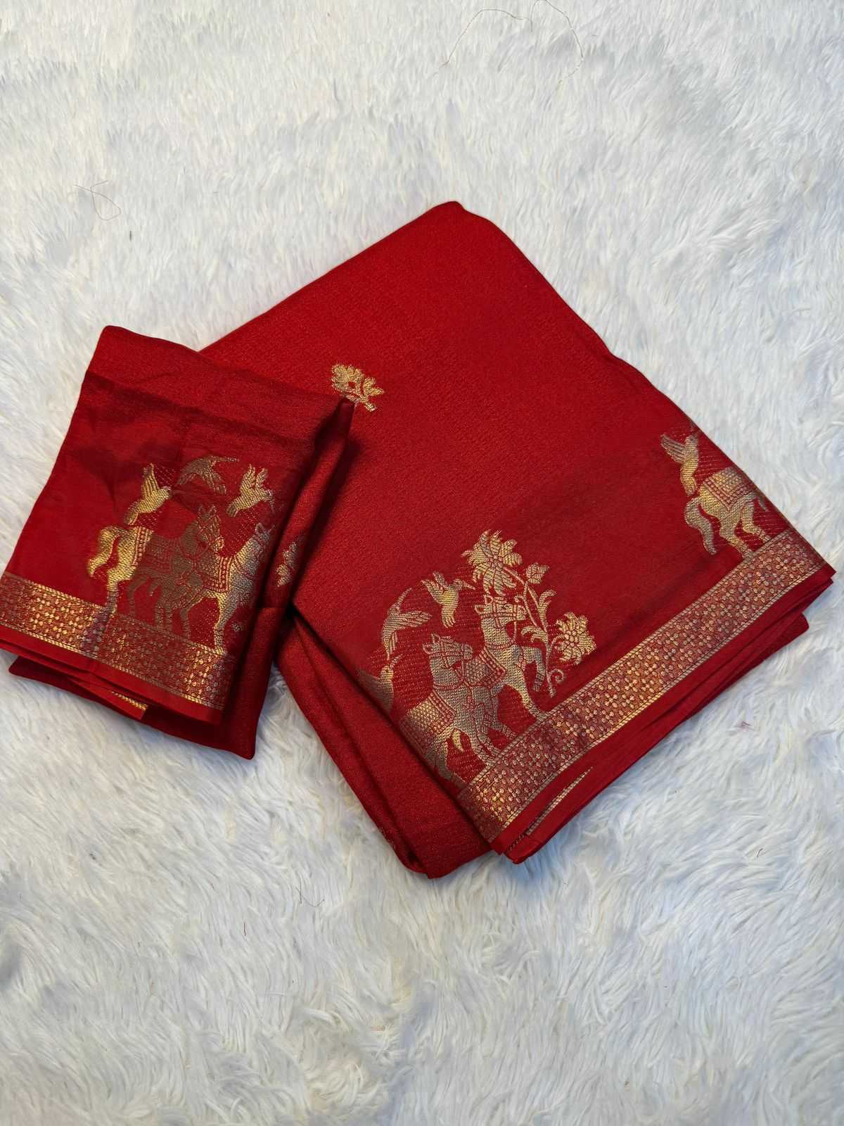 YNF Wholesale Viscose Zari Border Sarees KESH676 Alamelu | Surat Manufacturer