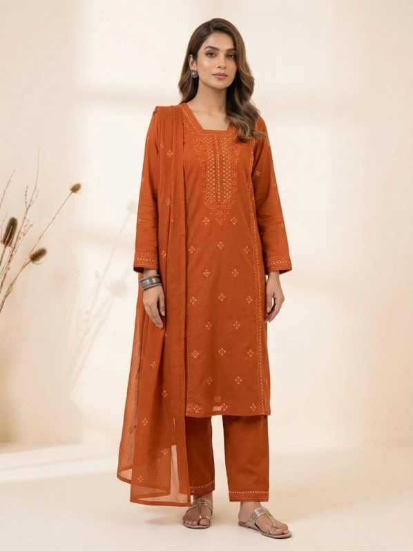 YNF Wholesale Heavy Roman Silk Embroidery Suits  | Surat Manufacturer