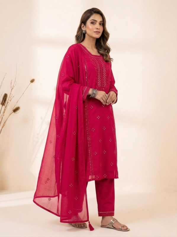 YNF Wholesale Heavy Roman Silk Embroidery Suits  | Surat Manufacturer
