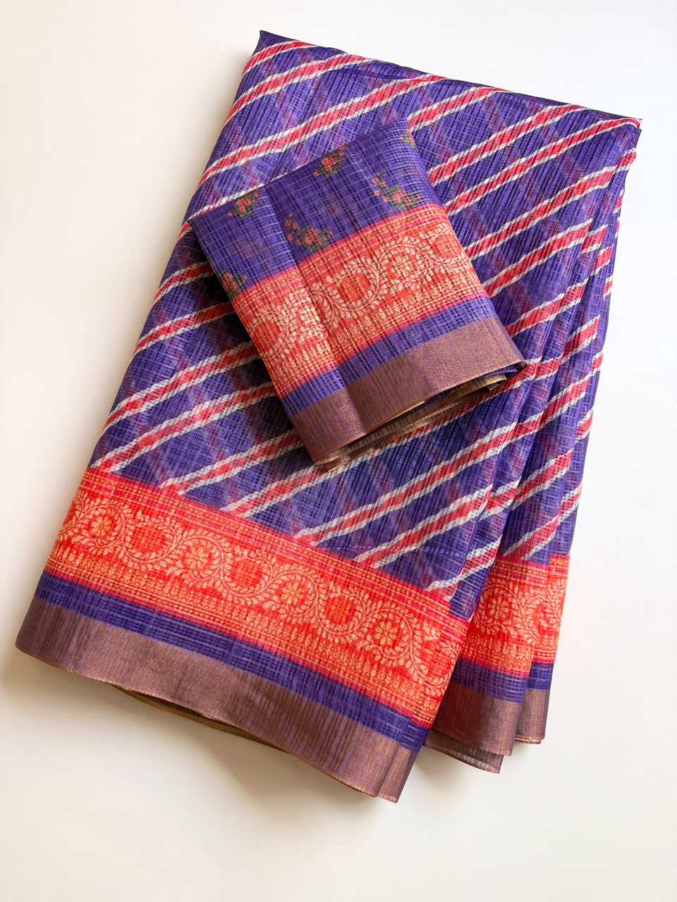 YNF Wholesale Kota Checks Printed Sarees  | Surat Manufacturer