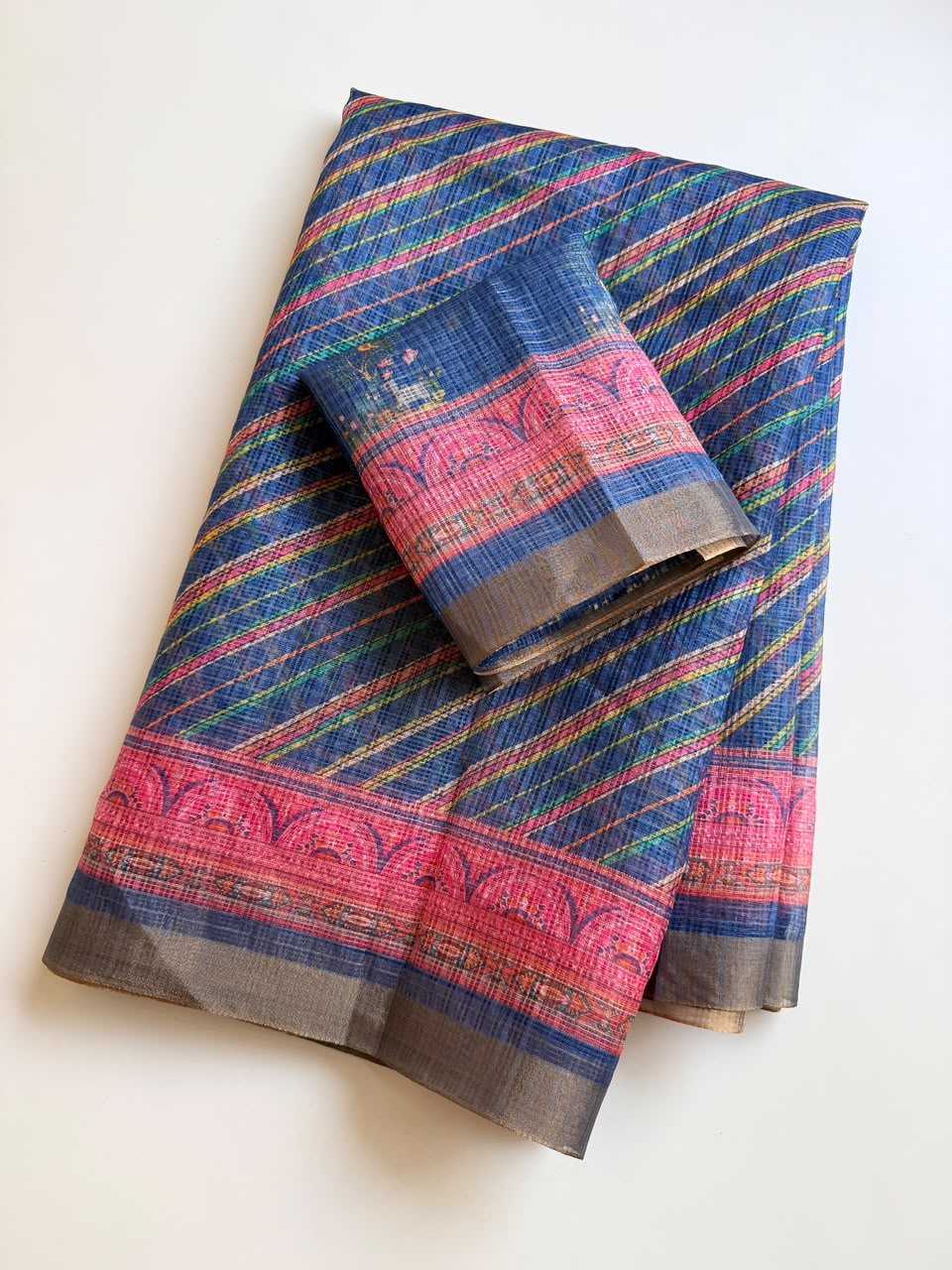 YNF Wholesale Kota Checks Printed Sarees  | Surat Manufacturer