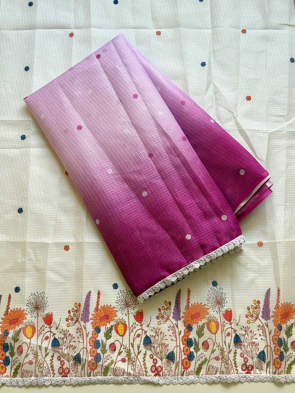 YNF Wholesale Kota Checks Printed Sarees  | Surat Manufacturer