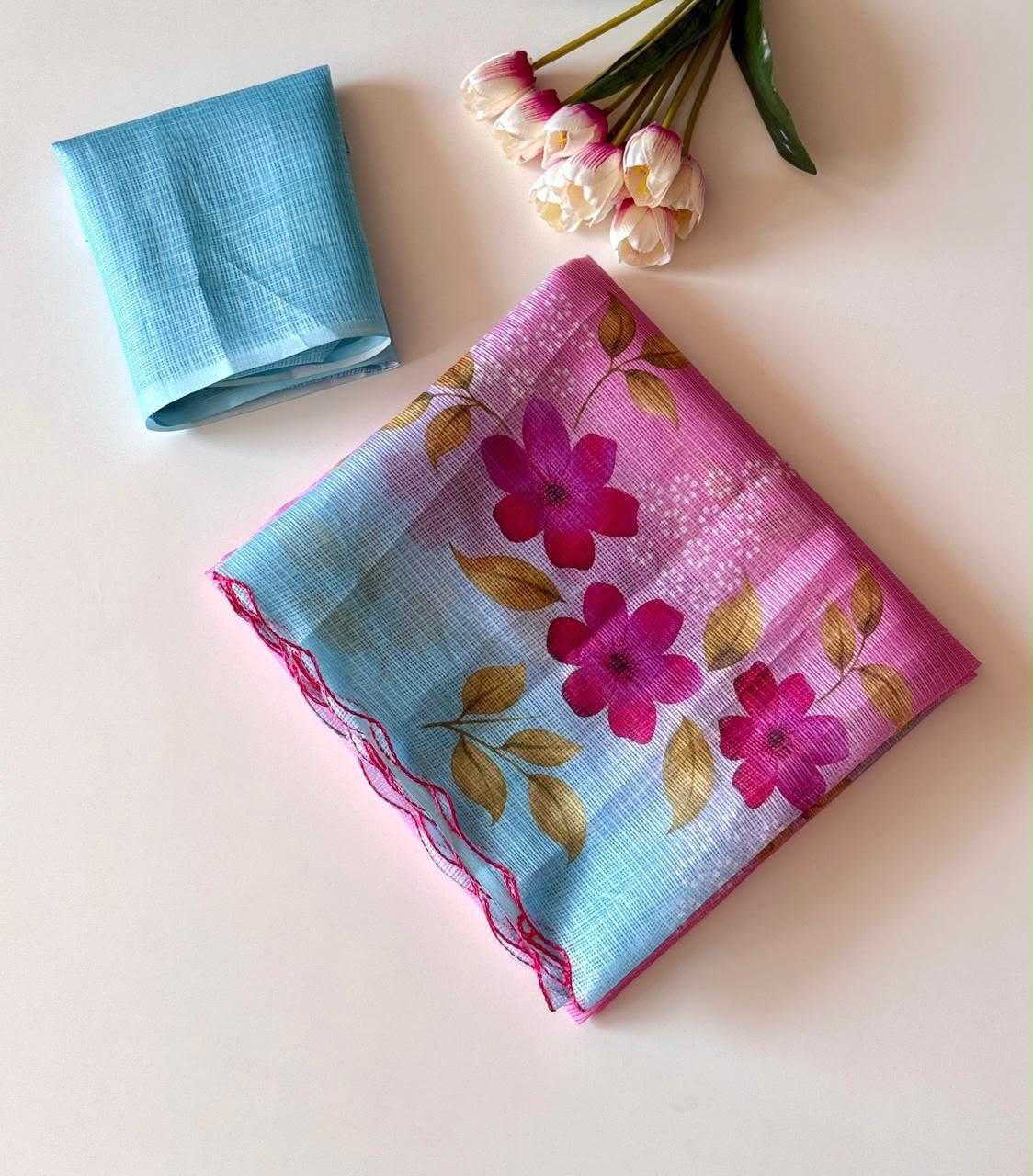 YNF Wholesale Kota Checks Printed Sarees  | Surat Manufacturer