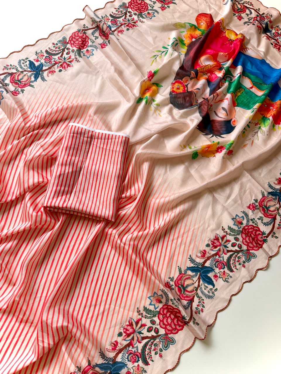 YNF Wholesale Shinon Silk Printed Sarees  | Surat Manufacturer