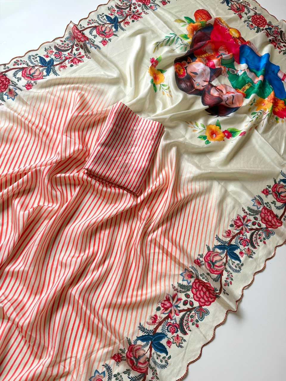 YNF Wholesale Shinon Silk Printed Sarees  | Surat Manufacturer