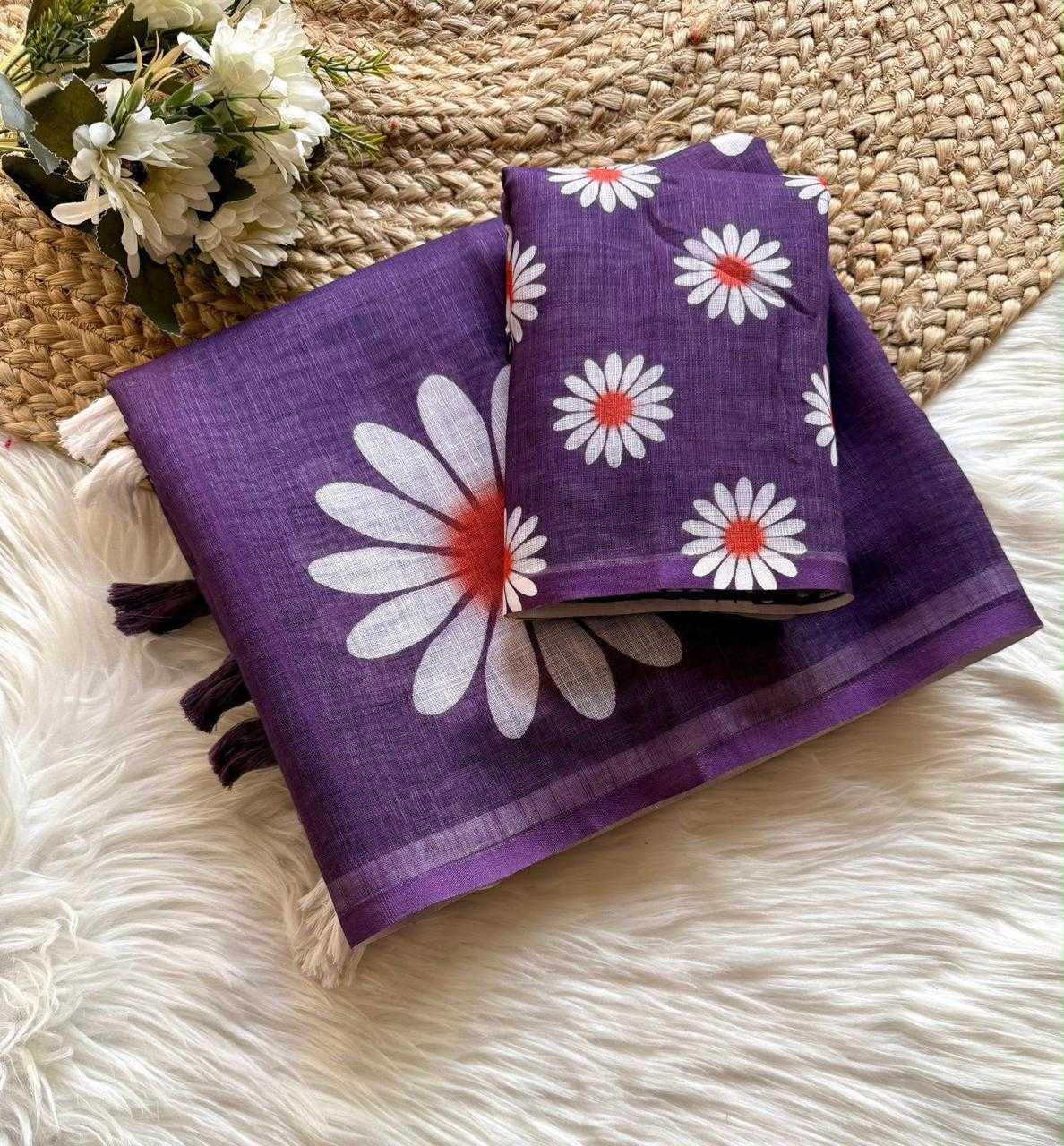 YNF Wholesale Linen Fancy Sarees  | Surat Manufacturer