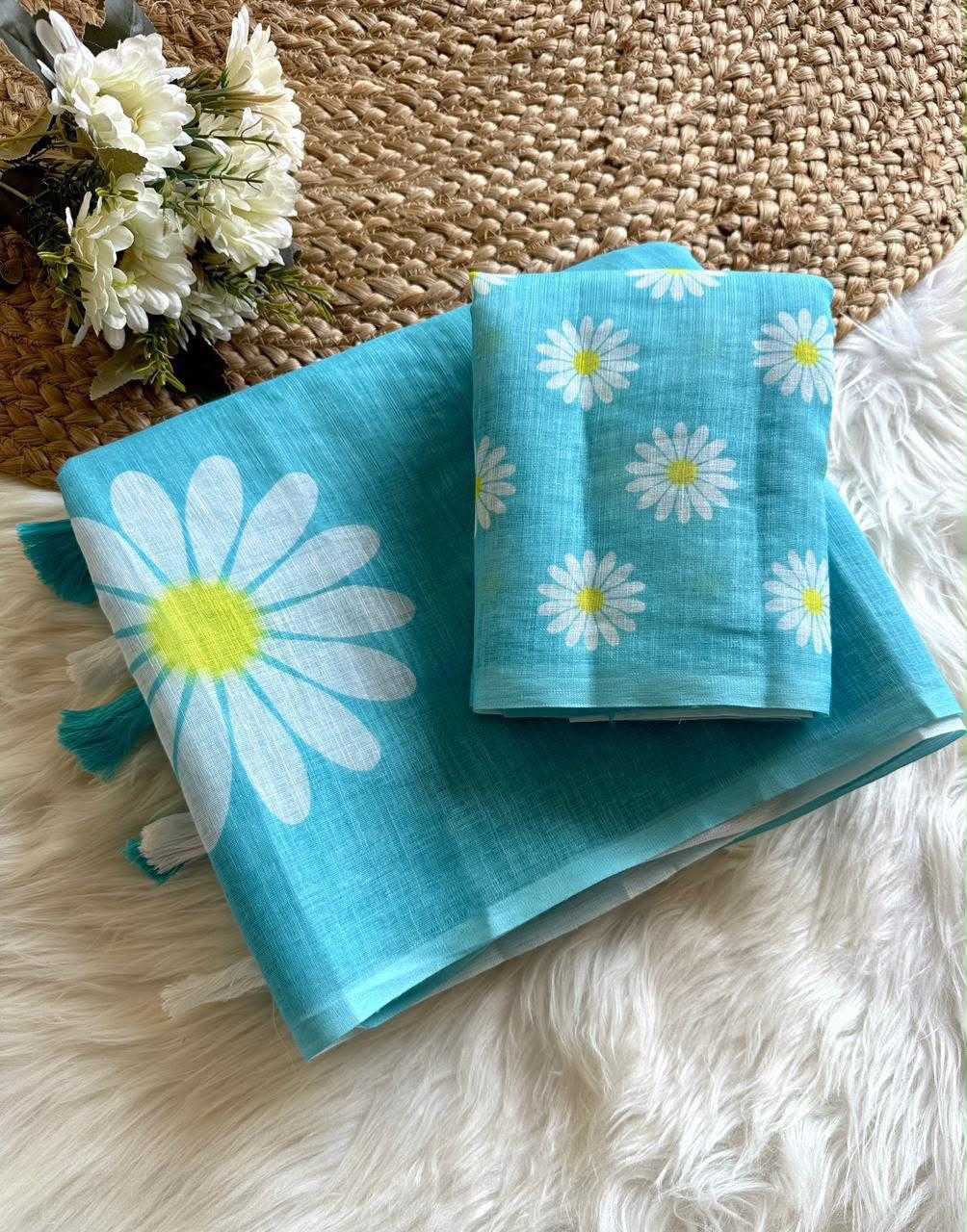 YNF Wholesale Linen Fancy Sarees  | Surat Manufacturer