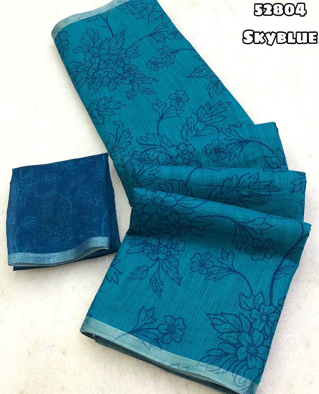 YNF Wholesale Linen Designer Sarees  | Surat Manufacturer