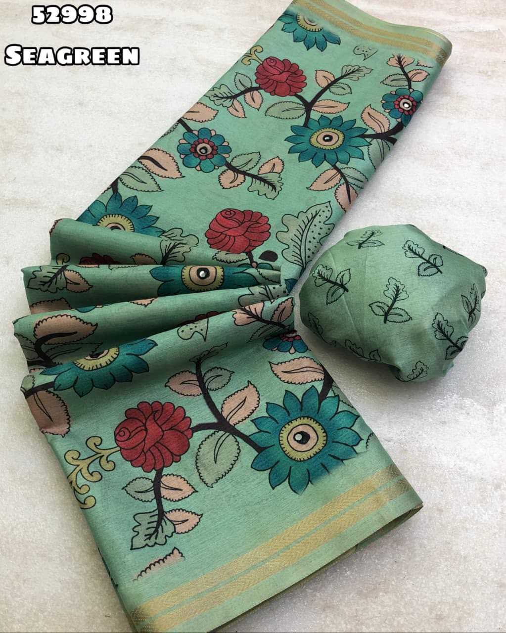 YNF Wholesale Tussar Silk Printed Silk Saree  | Surat Manufacturer