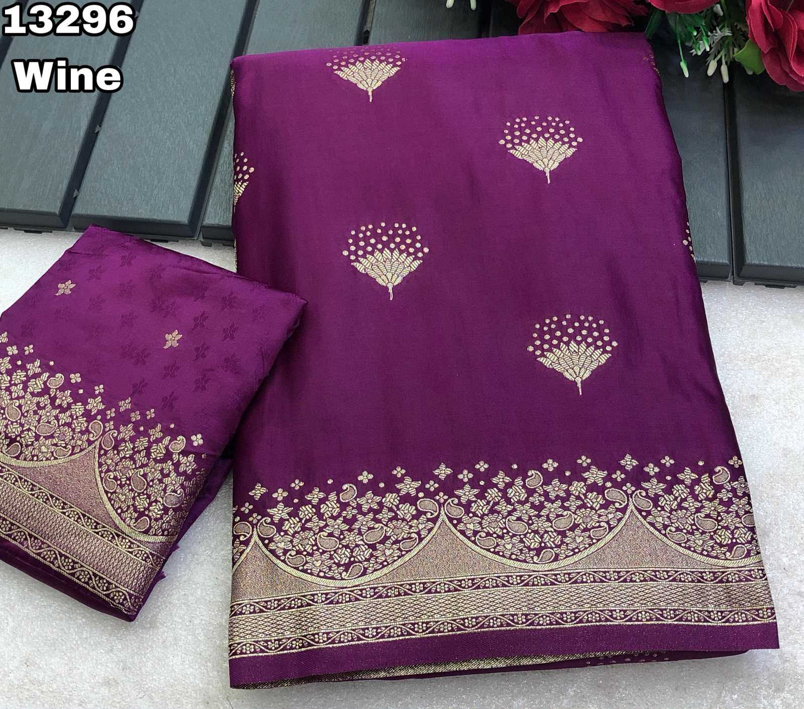 YNF Wholesale Satin Silk Banarasi Silk Sarees  | Surat Manufacturer