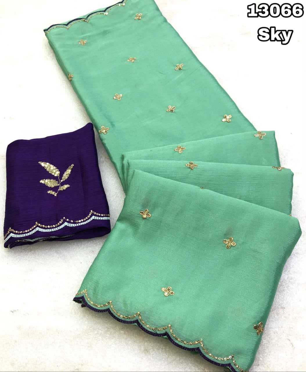YNF Wholesale Chinon Sequence Sarees KESH683 Sartab | Surat Manufacturer
