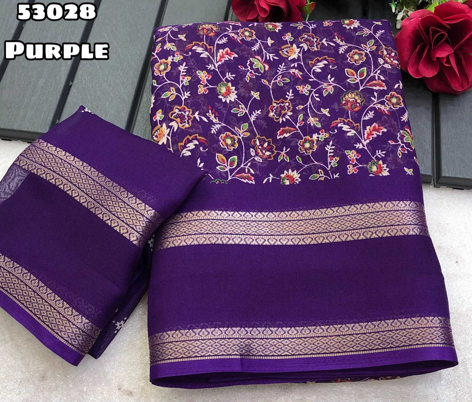 YNF Wholesale Chiffon Printed Sarees KESH683 Tashfi 3 | Surat Manufacturer