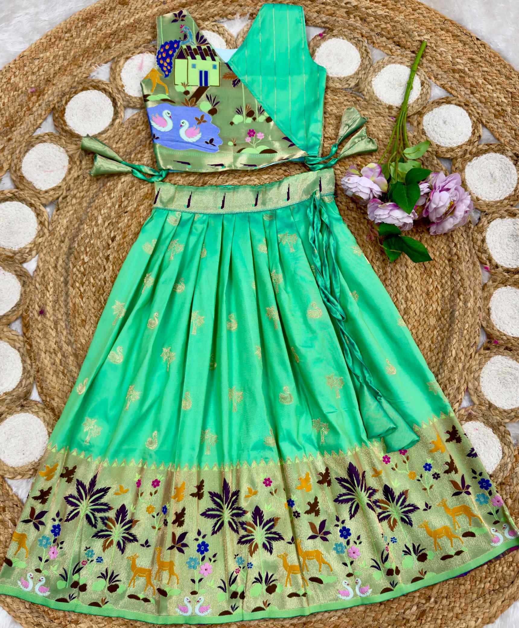 YNF Wholesale Soft Silk Kids Lehenga  | Surat Manufacturer