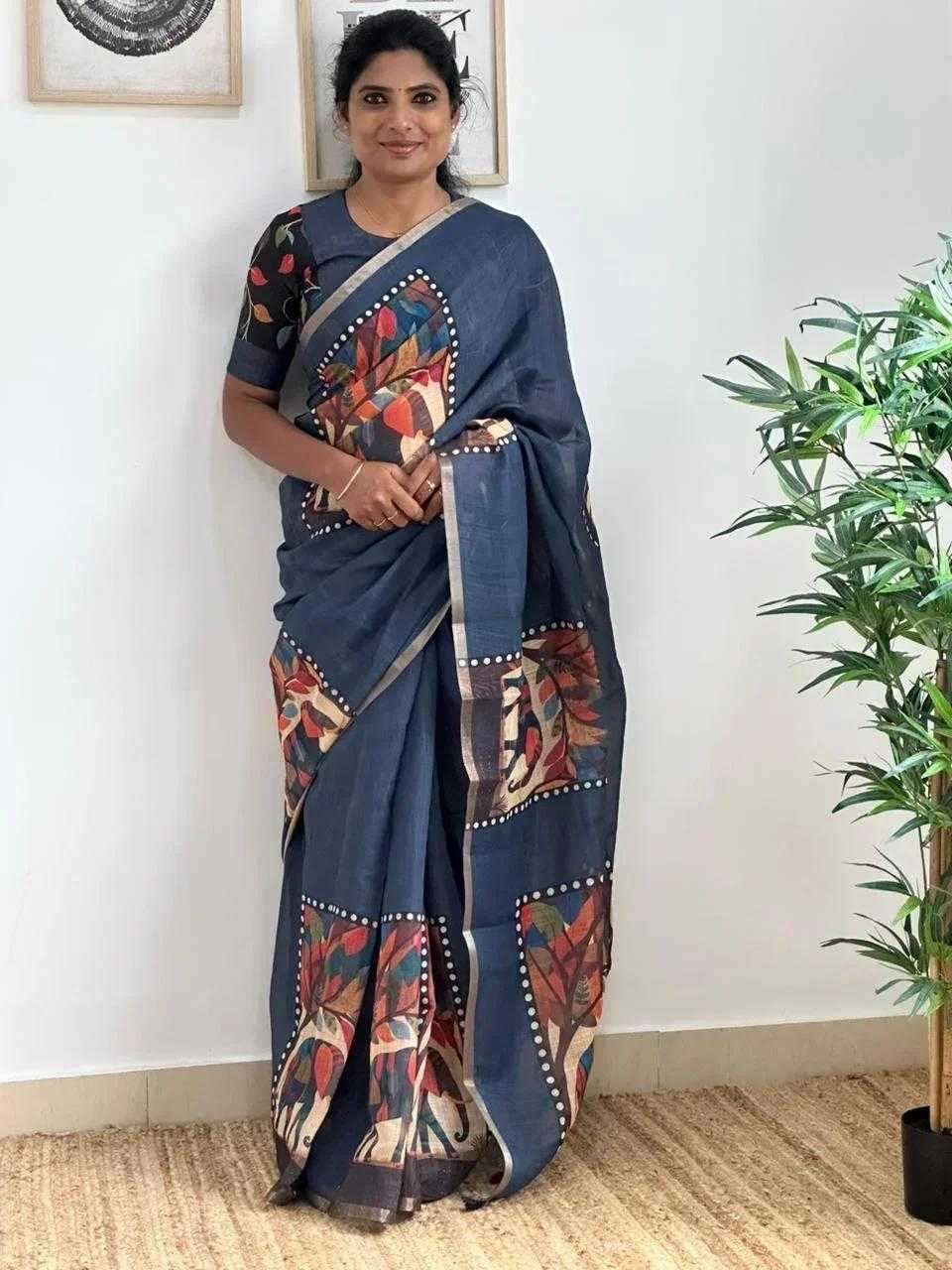 YNF Wholesale Linen Designer Sarees KESH690 321 | Surat Manufacturer
