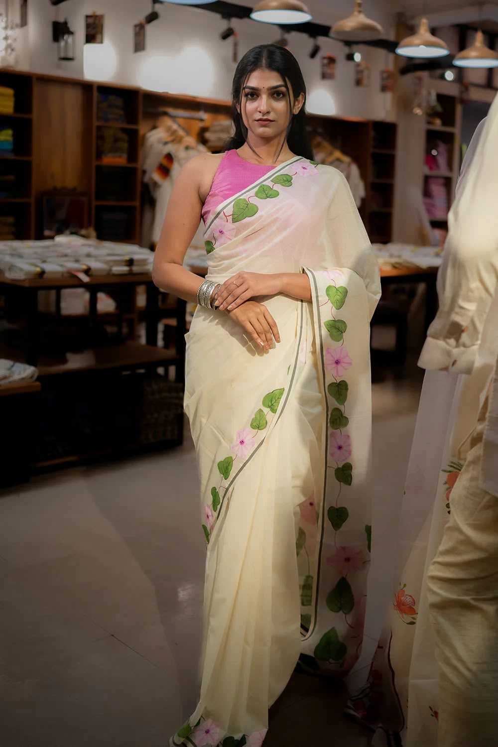 YNF Wholesale Linen Designer Sarees  | Surat Manufacturer