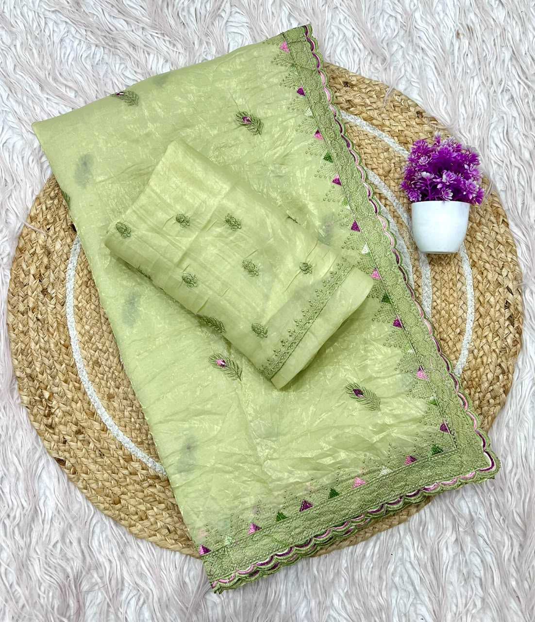 YNF Wholesale Soft Gold Crush Designer Sarees  | Surat Manufacturer