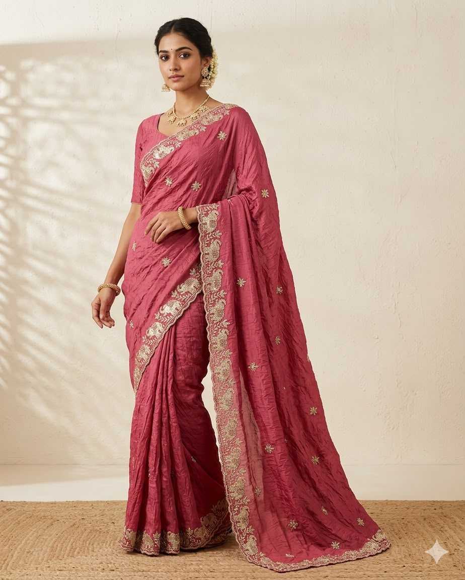 YNF Wholesale Crunchi Designer Sarees  | Surat Manufacturer