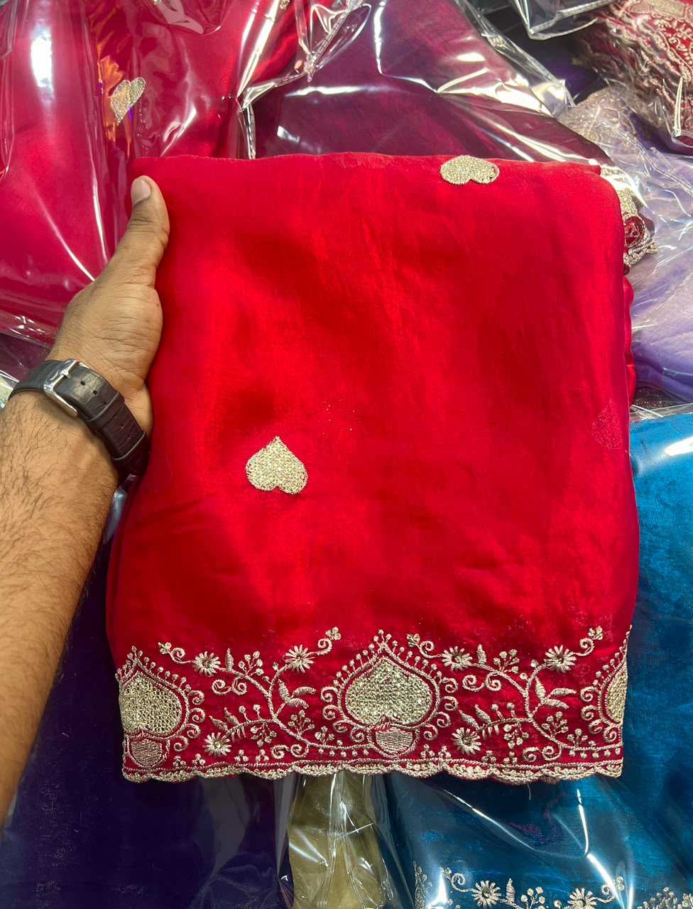 YNF Wholesale Space Silk Designer Silk Sarees  | Surat Manufacturer