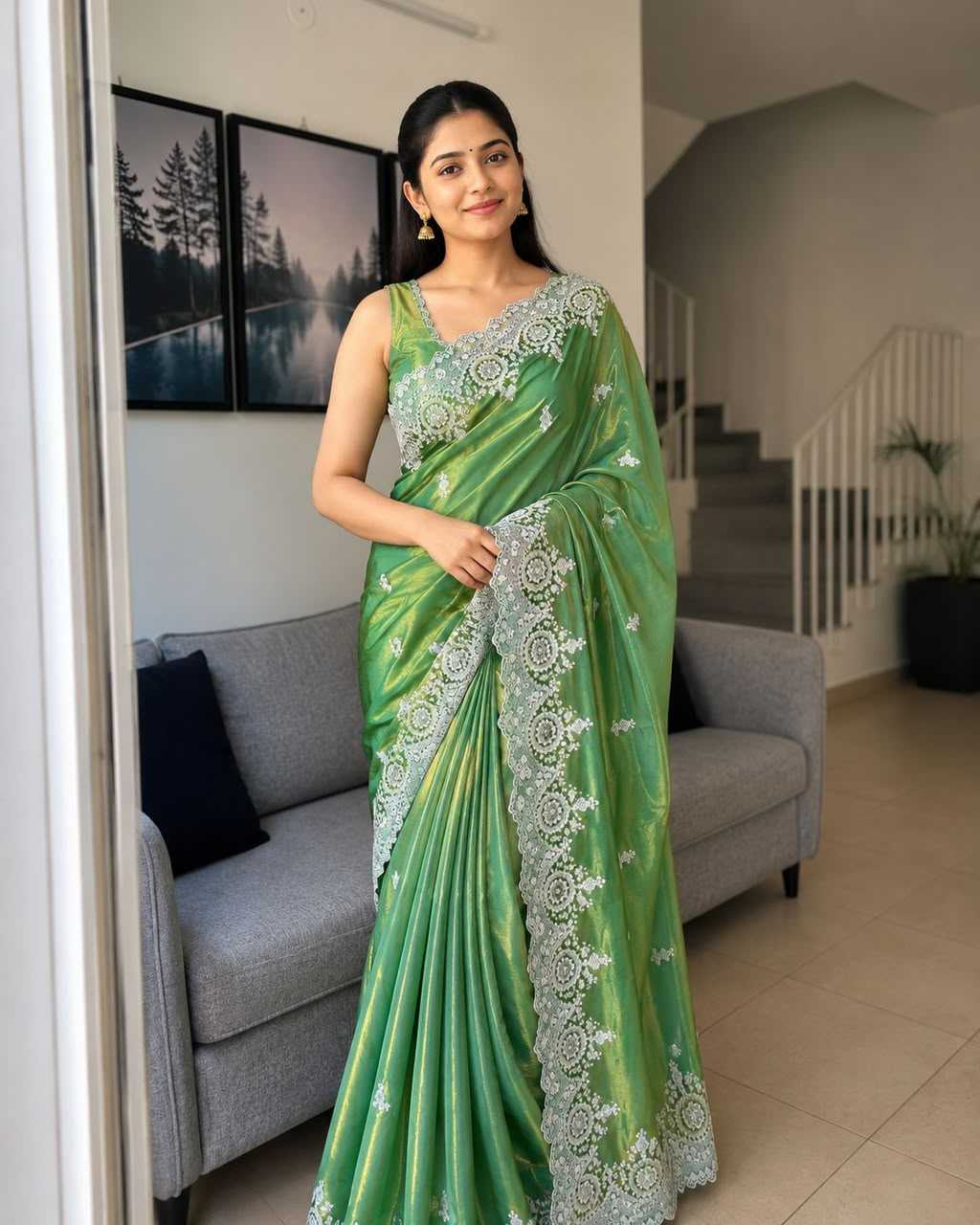 YNF Wholesale Space Silk Semi Silk Sarees  | Surat Manufacturer