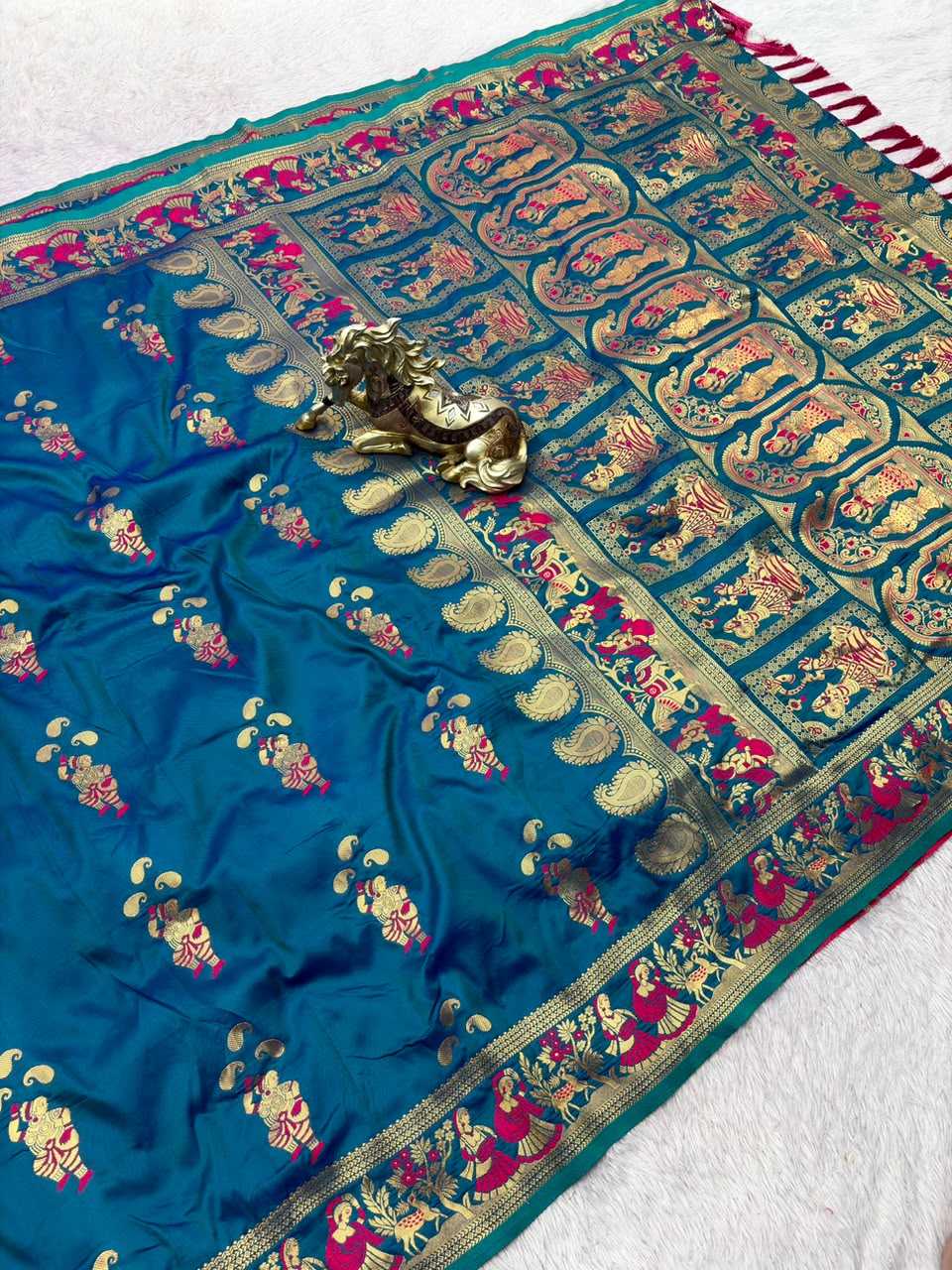 YNF Wholesale Soft Silk Soft Silk Sarees KESH692 BALUCHARI | Surat Manufacturer