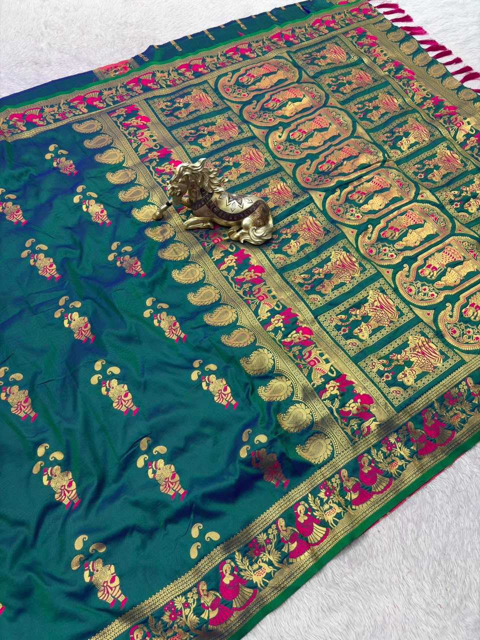 YNF Wholesale Soft Silk Soft Silk Sarees KESH692 BALUCHARI | Surat Manufacturer