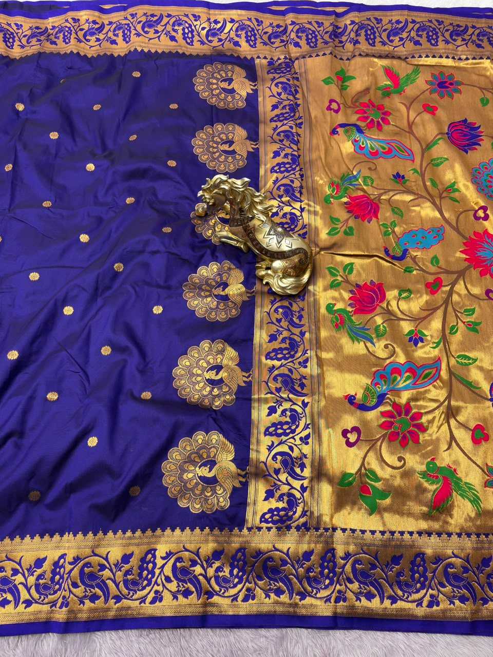 YNF Wholesale Paithani Silk Soft Silk Sarees KESH692 MORNI | Surat Manufacturer