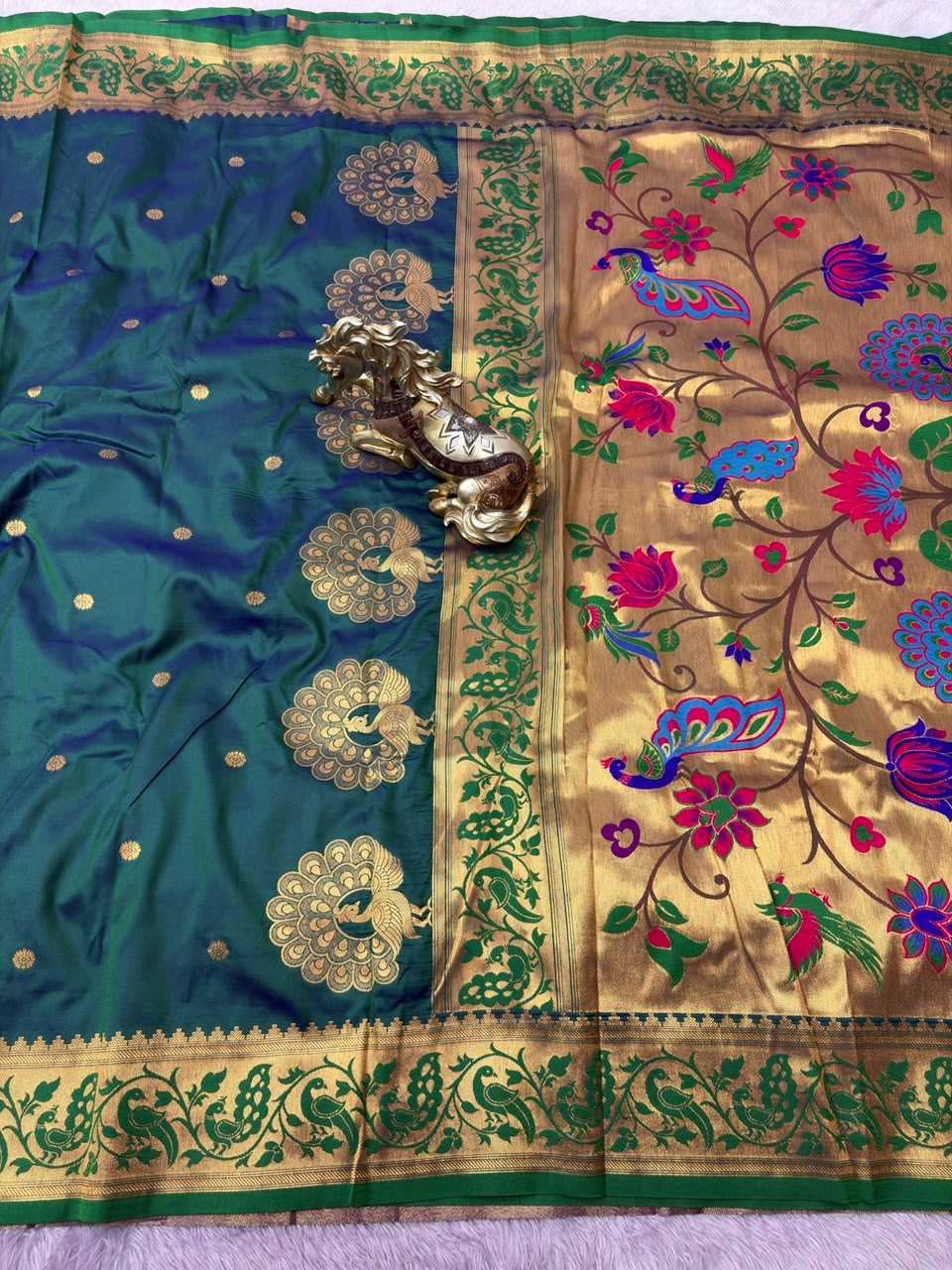 YNF Wholesale Paithani Silk Soft Silk Sarees KESH692 MORNI | Surat Manufacturer