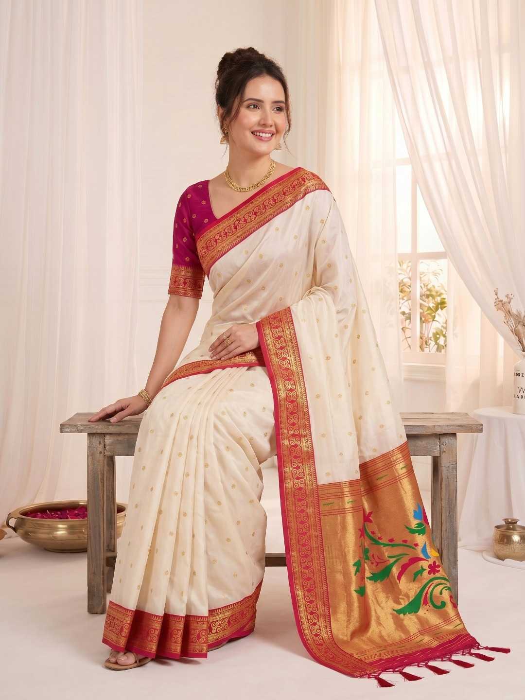 YNF Wholesale Paithani Silk Paithani Sarees  | Surat Manufacturer