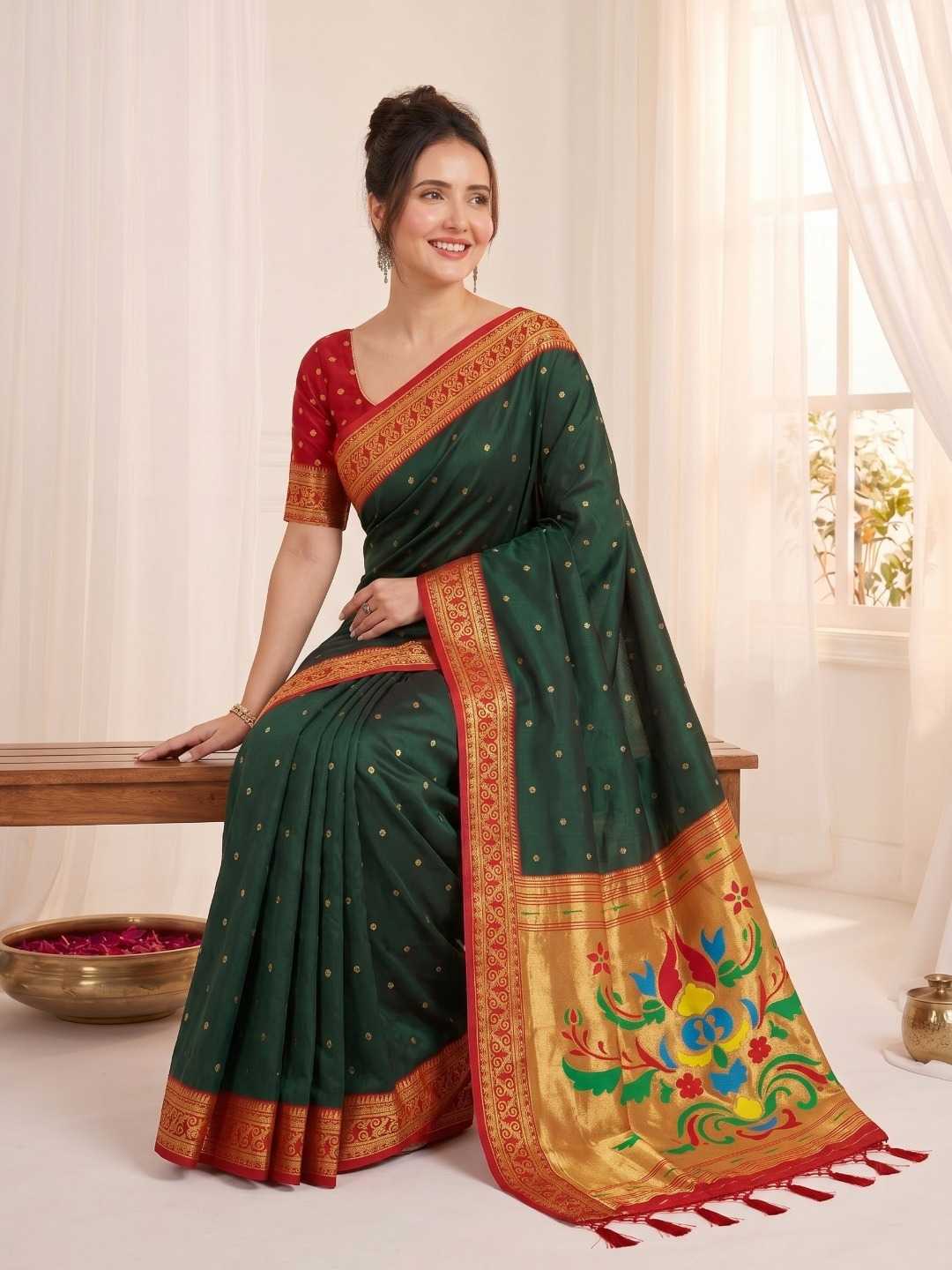YNF Wholesale Paithani Silk Paithani Sarees  | Surat Manufacturer