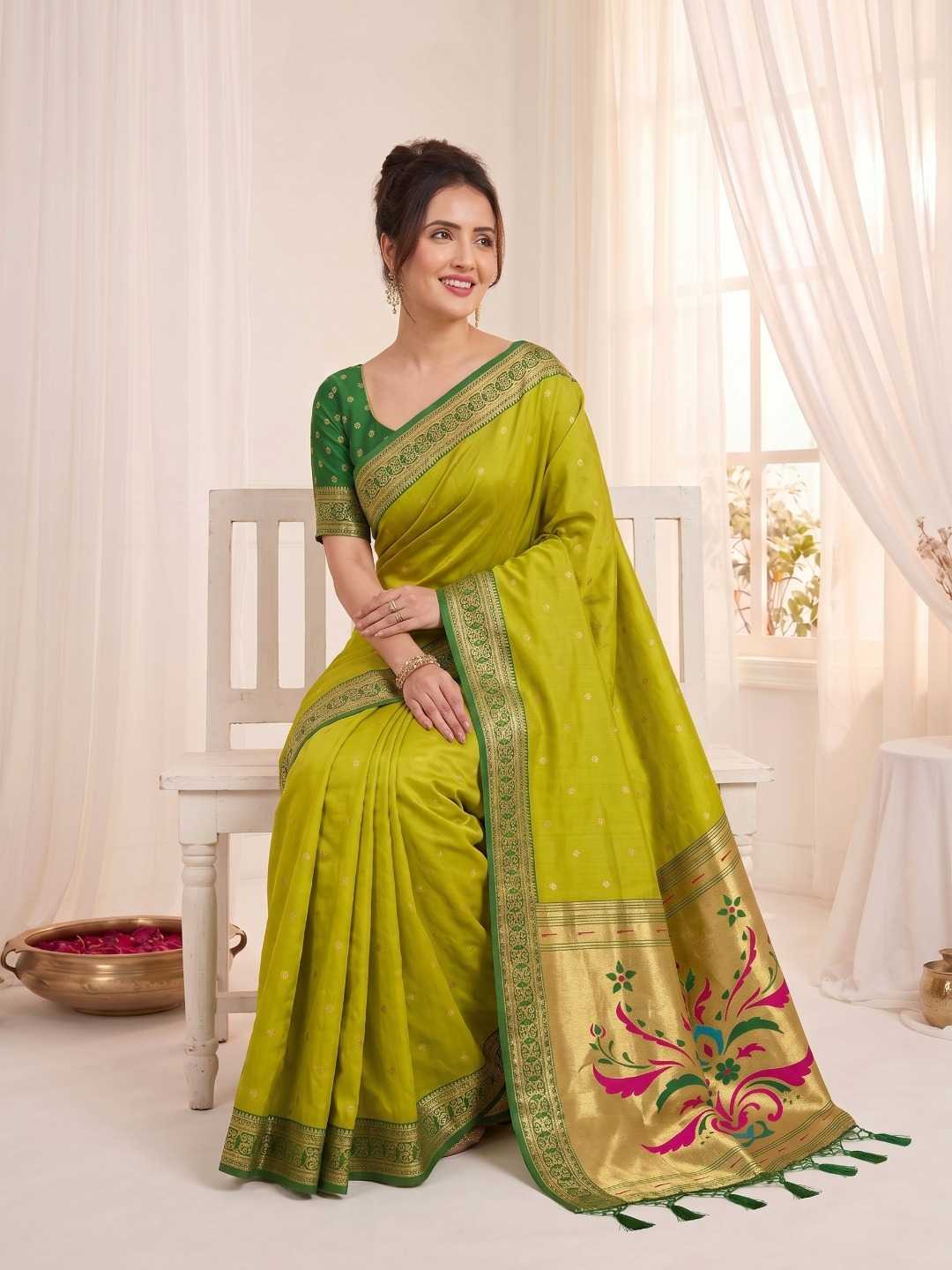 YNF Wholesale Paithani Silk Paithani Sarees  | Surat Manufacturer