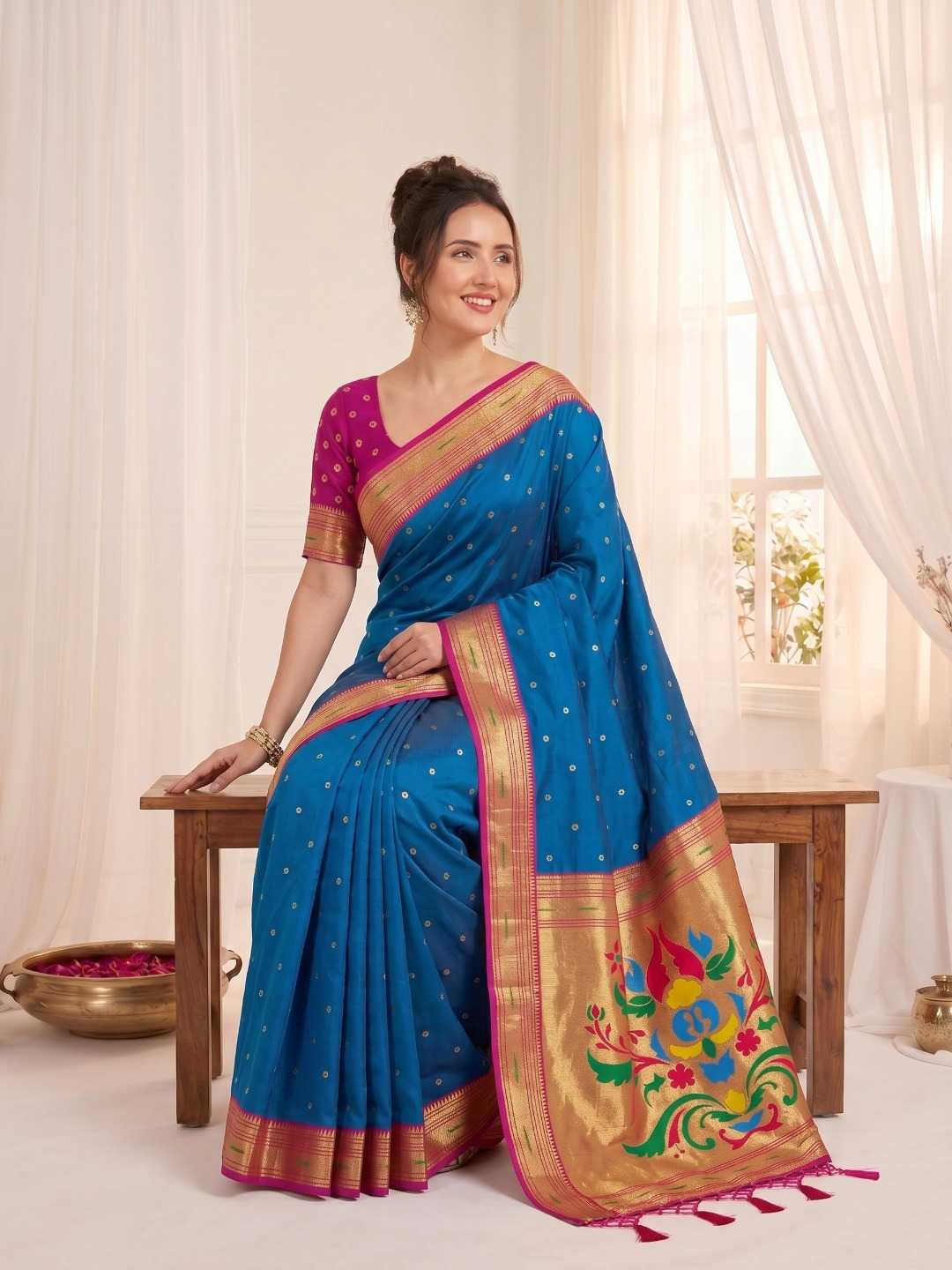 YNF Wholesale Paithani Silk Paithani Sarees  | Surat Manufacturer