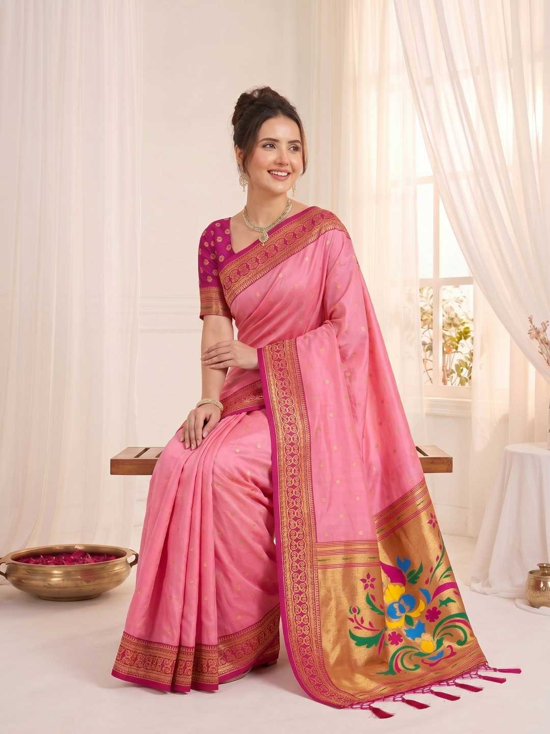 YNF Wholesale Paithani Silk Paithani Sarees  | Surat Manufacturer