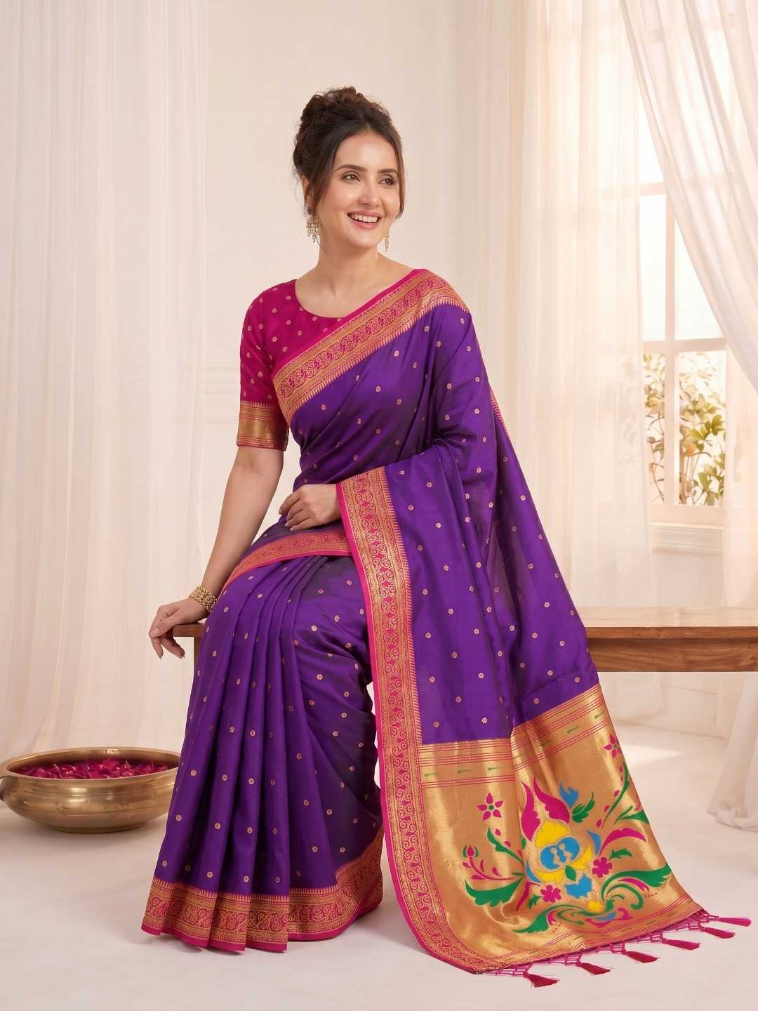 YNF Wholesale Paithani Silk Paithani Sarees  | Surat Manufacturer