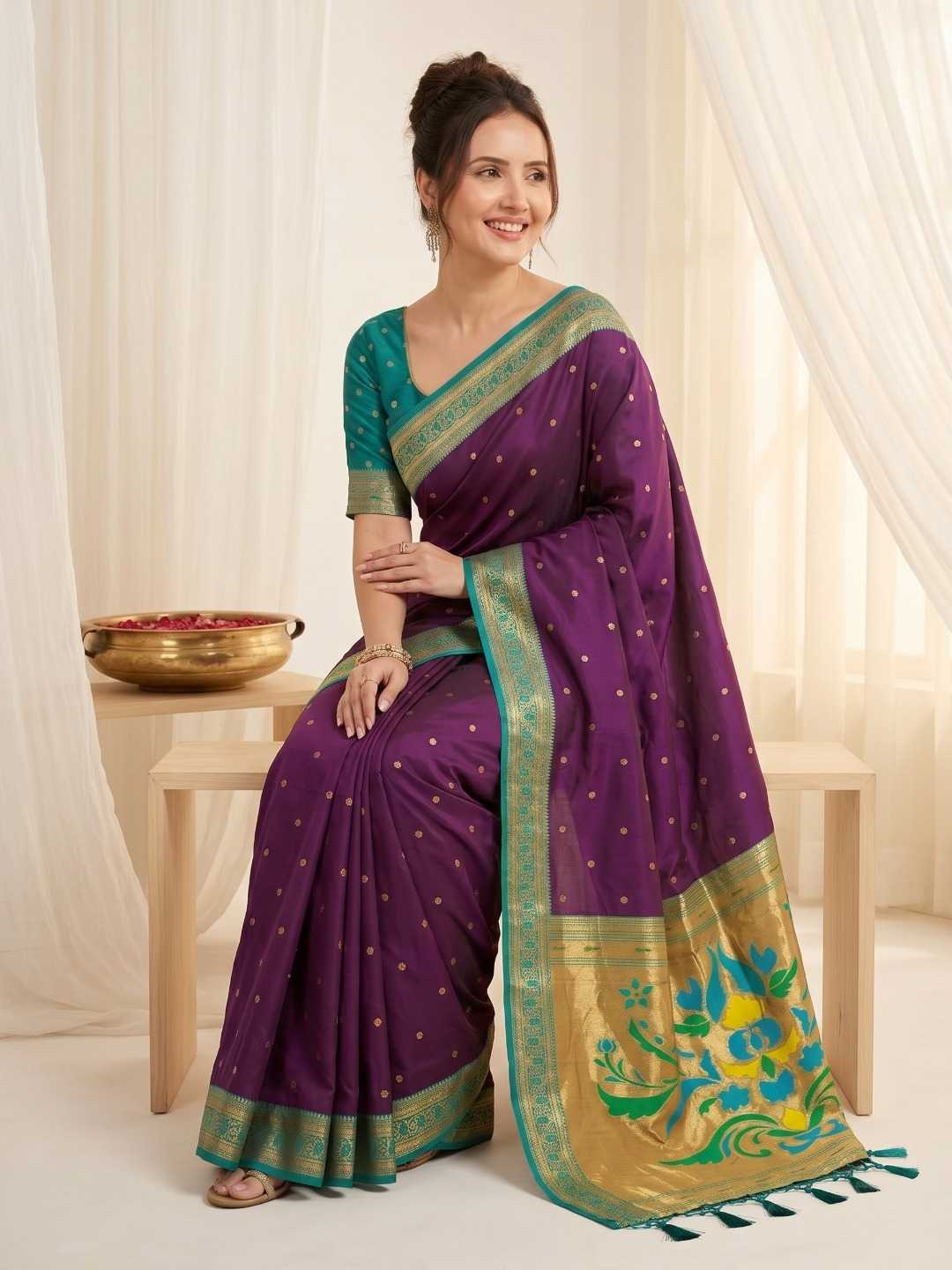 YNF Wholesale Paithani Silk Paithani Sarees  | Surat Manufacturer