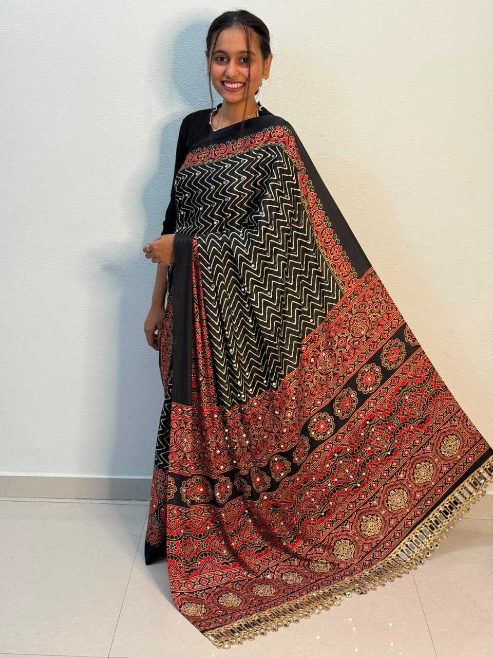 YNF Wholesale Japan Sartin Designer Sarees KESH693 Thunder | Surat Manufacturer