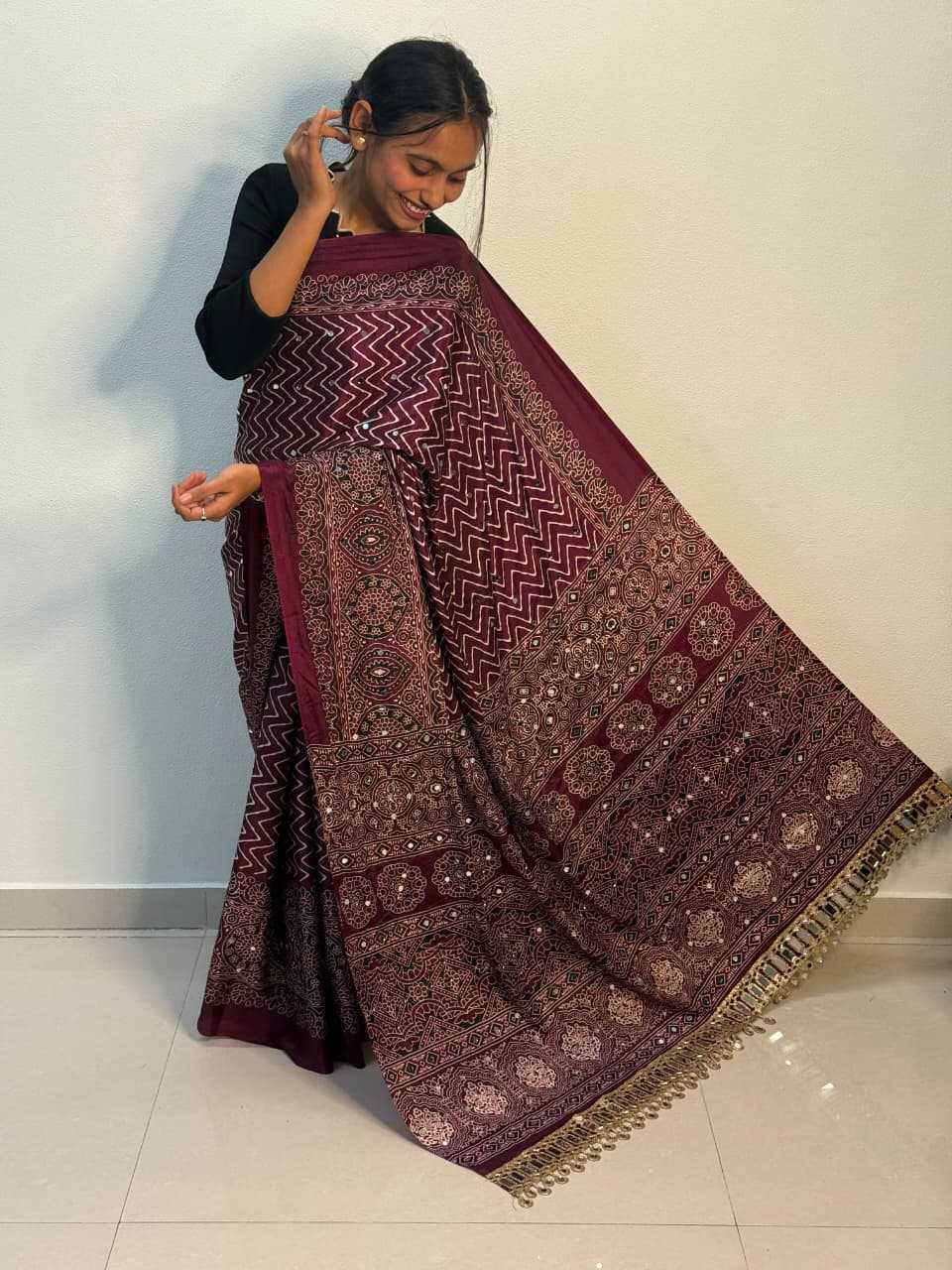YNF Wholesale Japan Sartin Designer Sarees KESH693 Thunder | Surat Manufacturer
