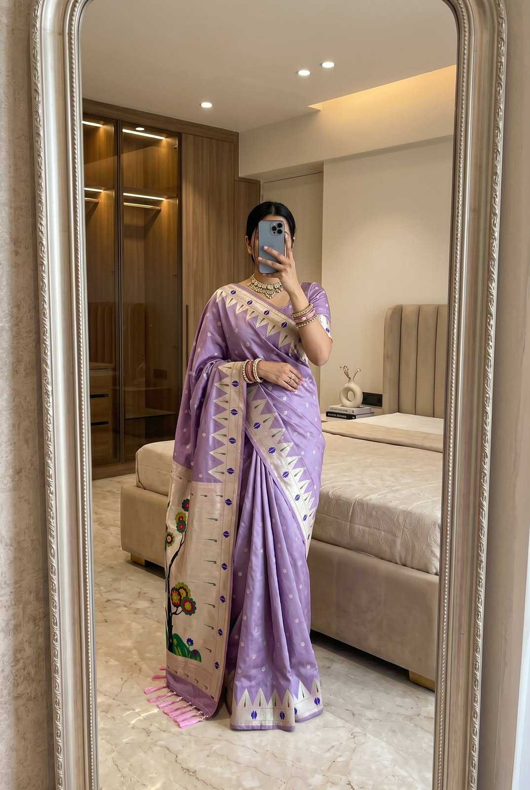 YNF Wholesale Soft Silk Designer Sarees KESH700 Sindoor | Surat Manufacturer