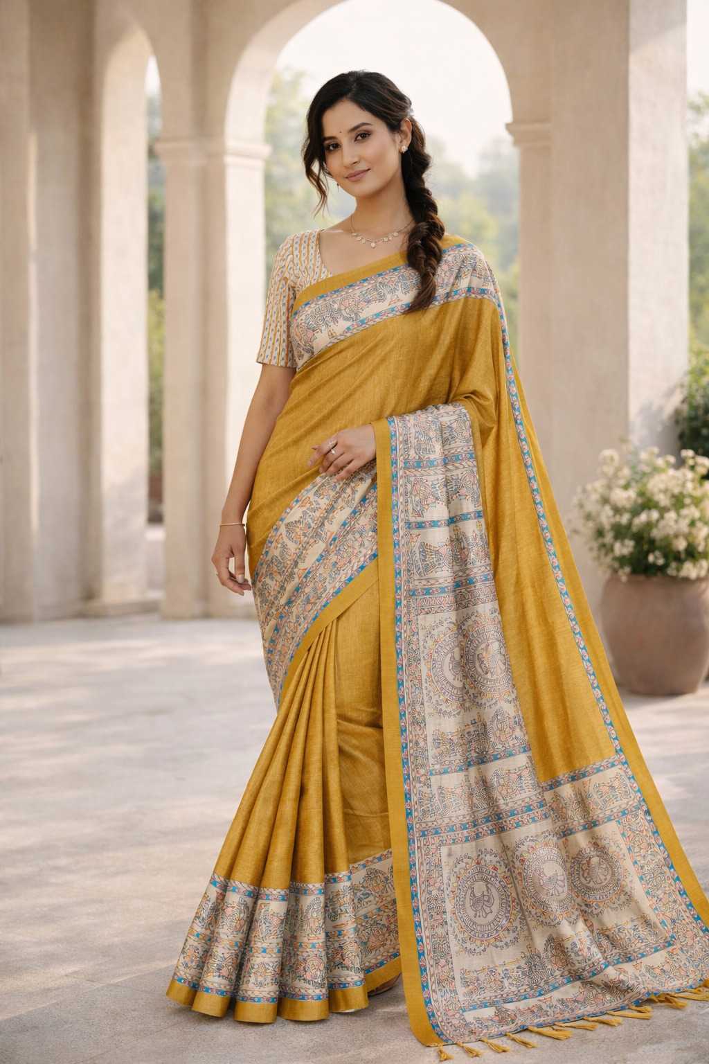 YNF Wholesale Tussar Silk Tussar Silk Sarees  | Surat Manufacturer