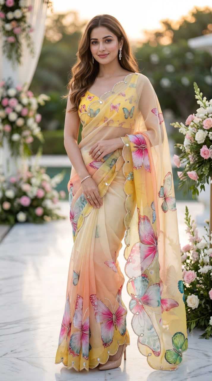 YNF Wholesale Tabby Silk Printed Sarees KESH709 Bod | Surat Manufacturer