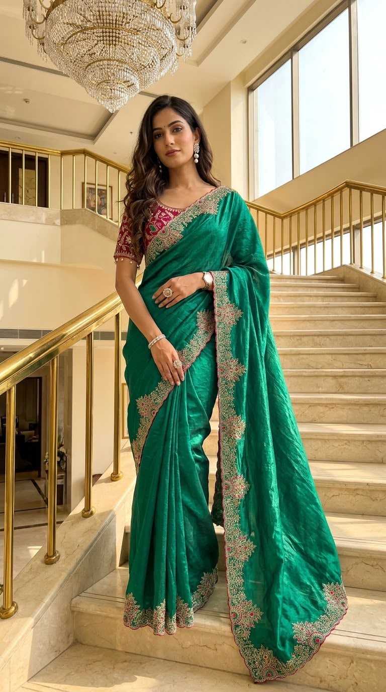 YNF Wholesale Satin Fancy Sarees  | Surat Manufacturer