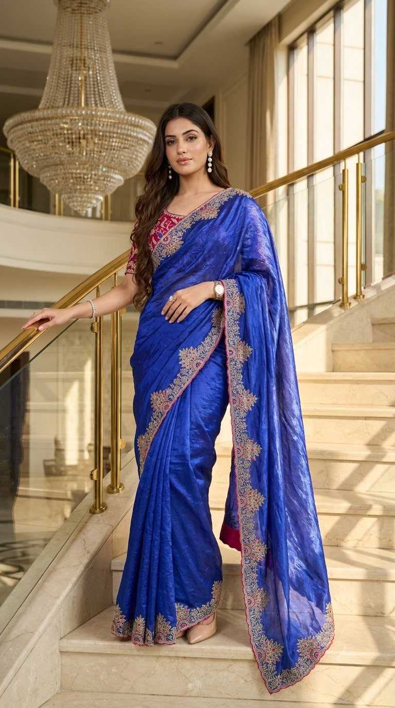 YNF Wholesale Satin Fancy Sarees  | Surat Manufacturer
