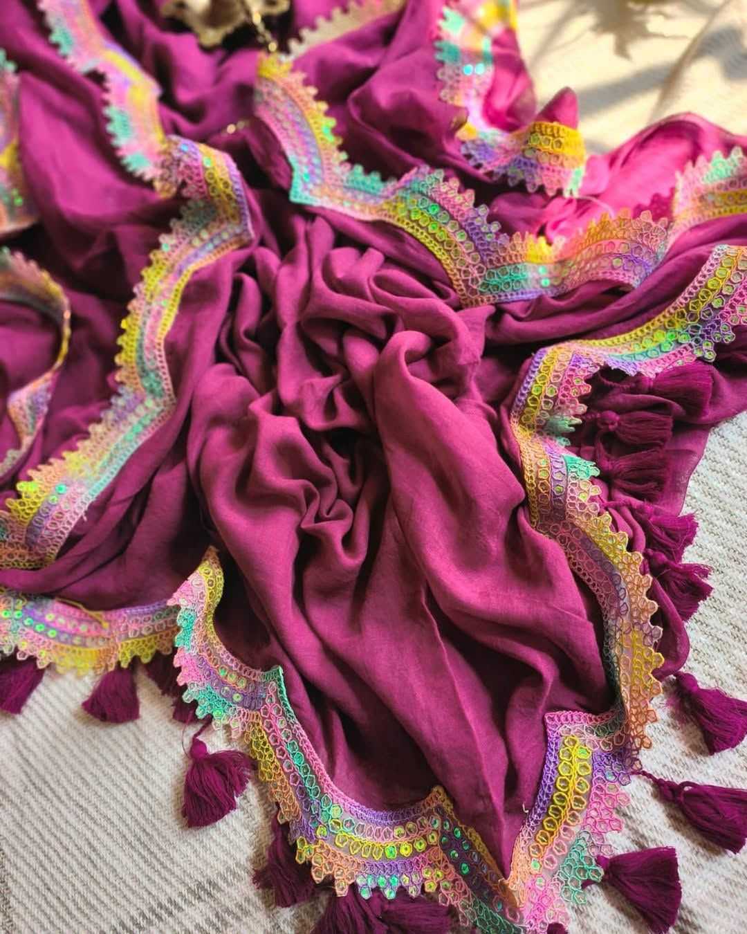 YNF Wholesale Chanderi Cotton Embroidered Sarees  | Surat Manufacturer