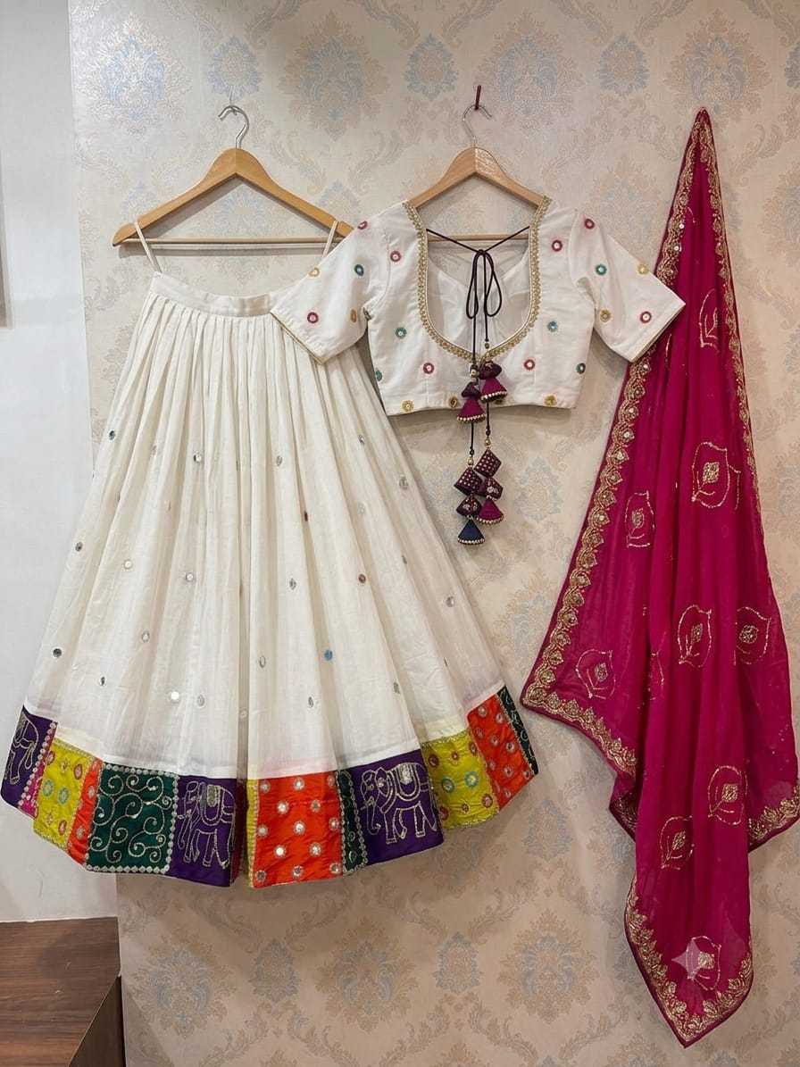 YNF Wholesale Heavy Roman Silk Embroidered Lehenga  | Surat Manufacturer