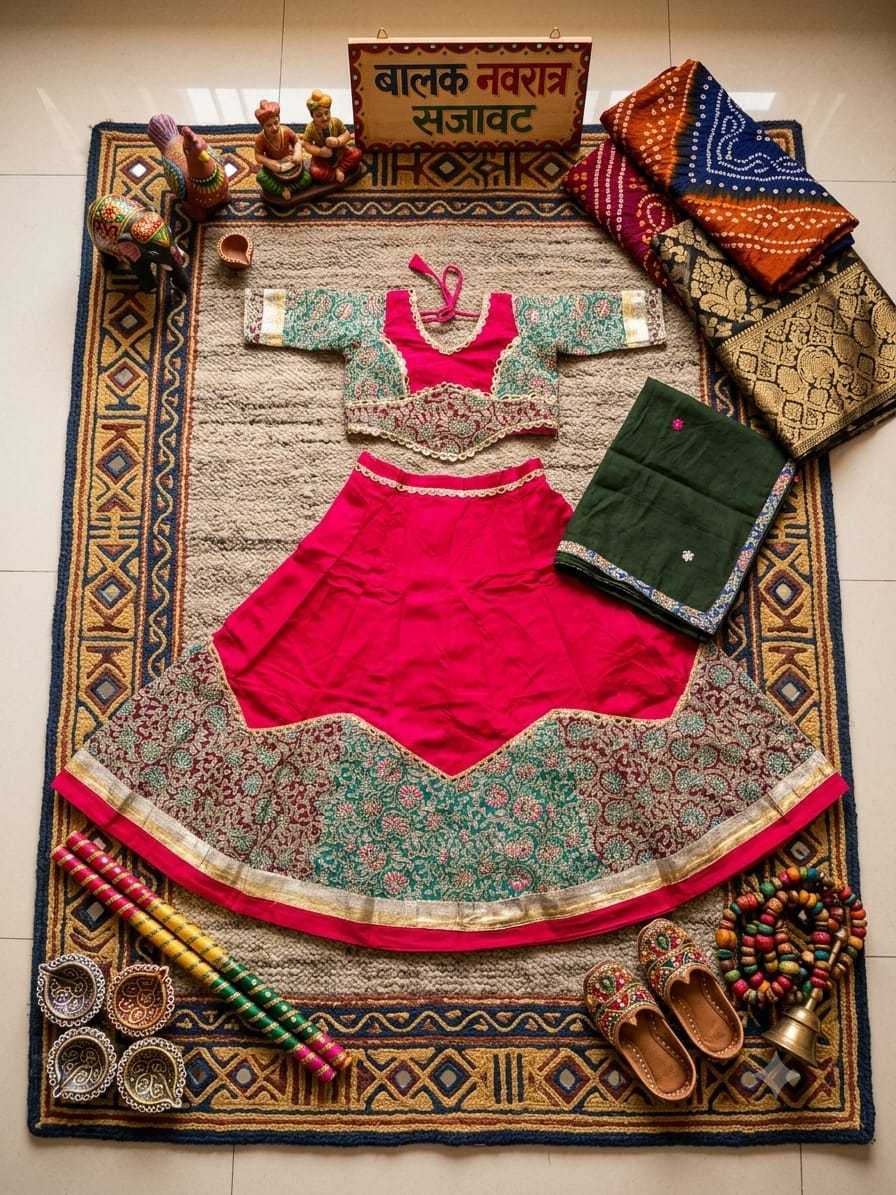 YNF Wholesale Cotton Kids Lehenga  | Surat Manufacturer