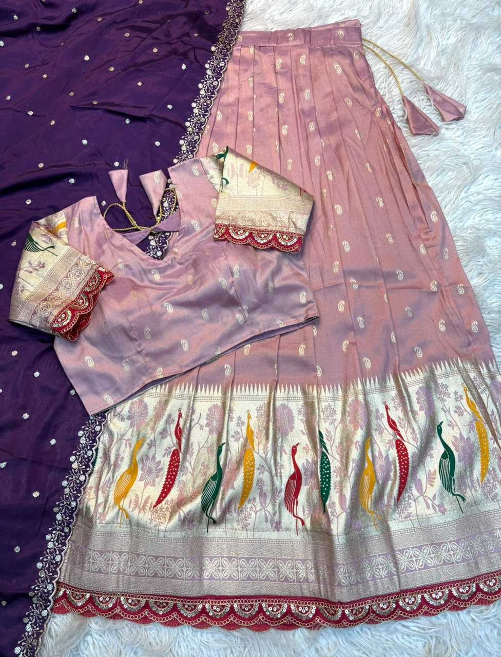 YNF Wholesale Tissue Designer Lehenga  | Surat Manufacturer