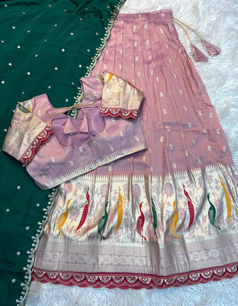 YNF Wholesale Tissue Designer Lehenga  | Surat Manufacturer