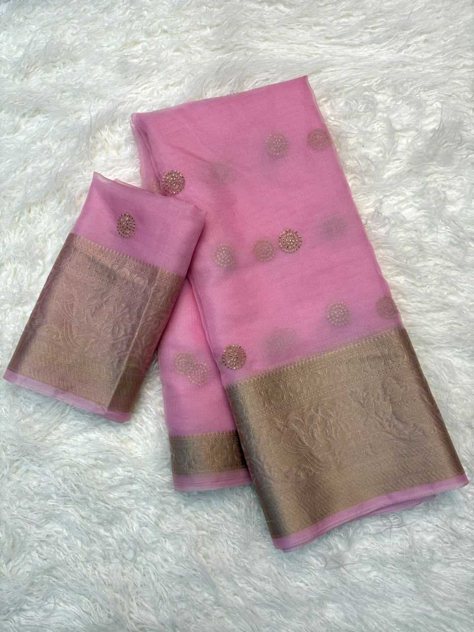 YNF Wholesale Organza Designer Sarees  | Surat Manufacturer