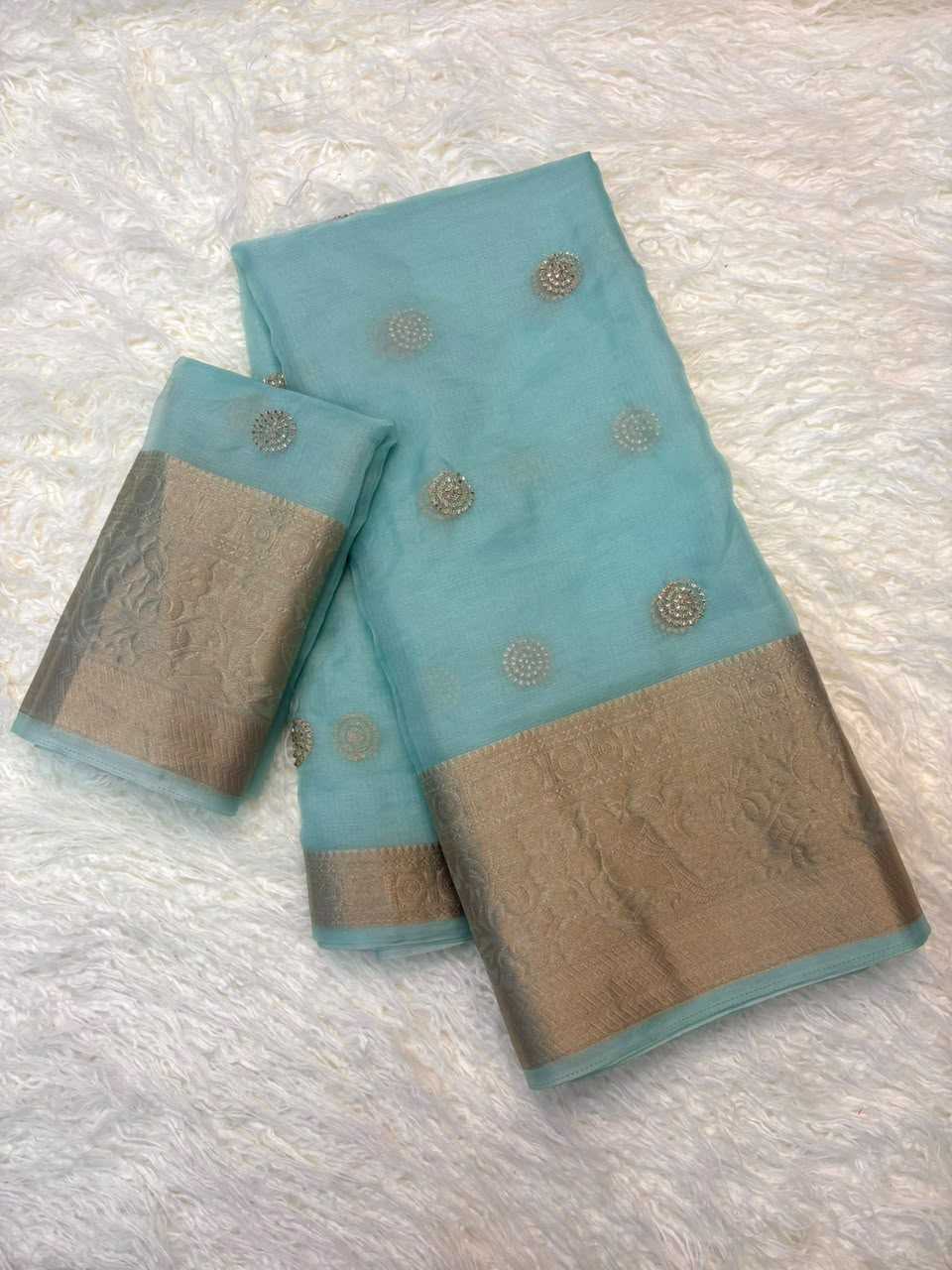 YNF Wholesale Organza Designer Sarees  | Surat Manufacturer
